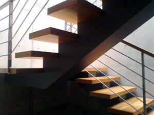 single beam staircace