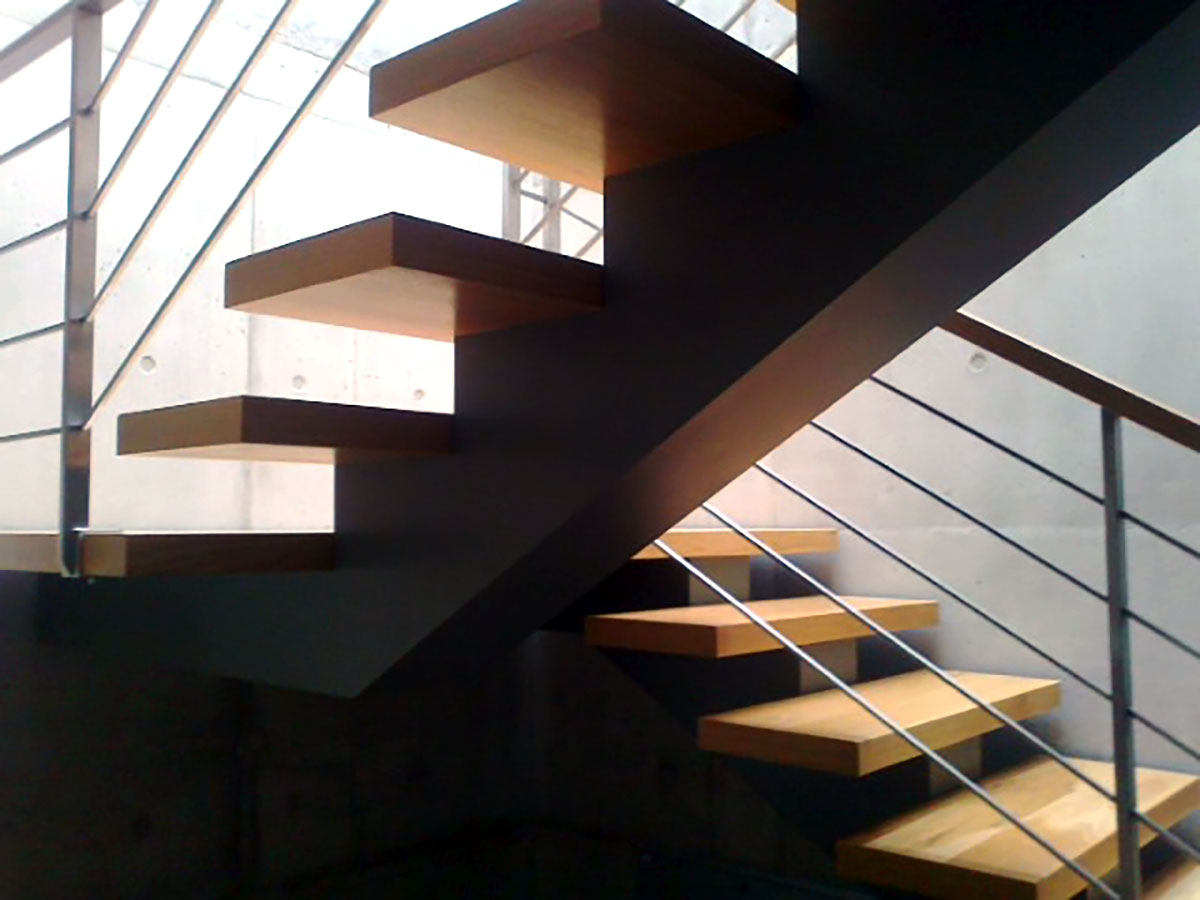 single beam staircace