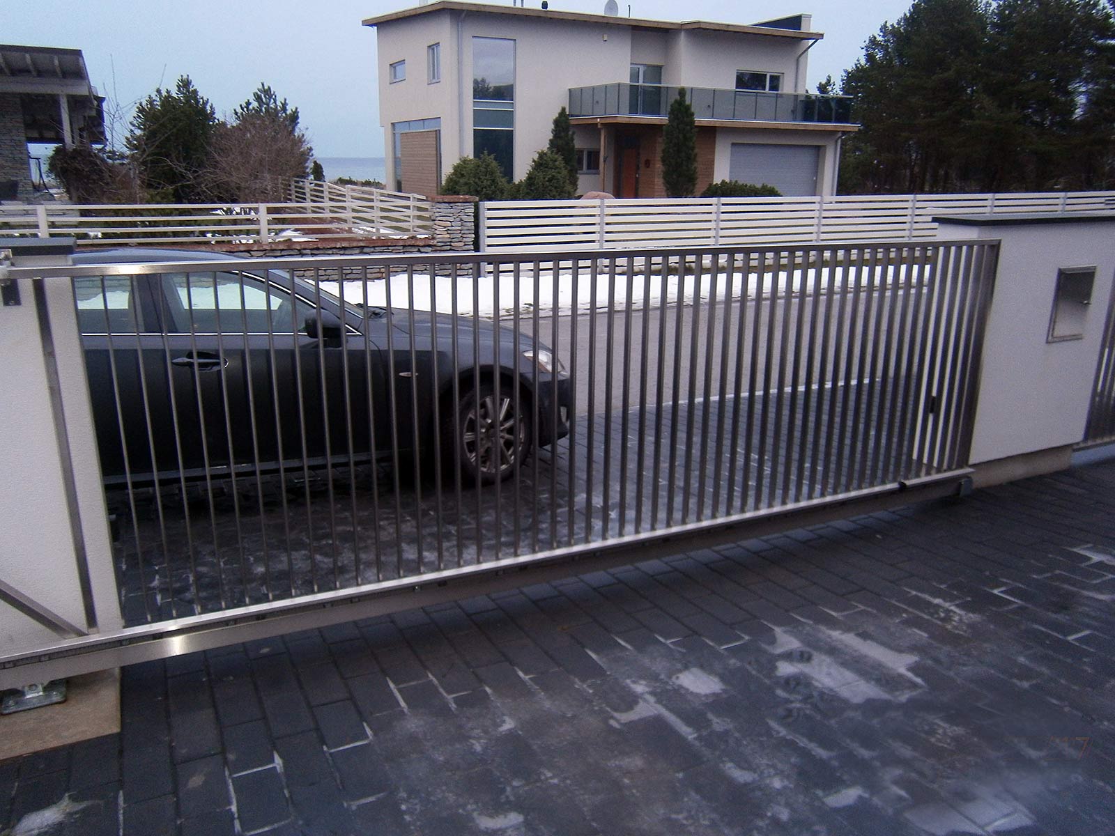  sliding gates stainless steel square pipe