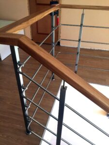stainless steel handrails oak